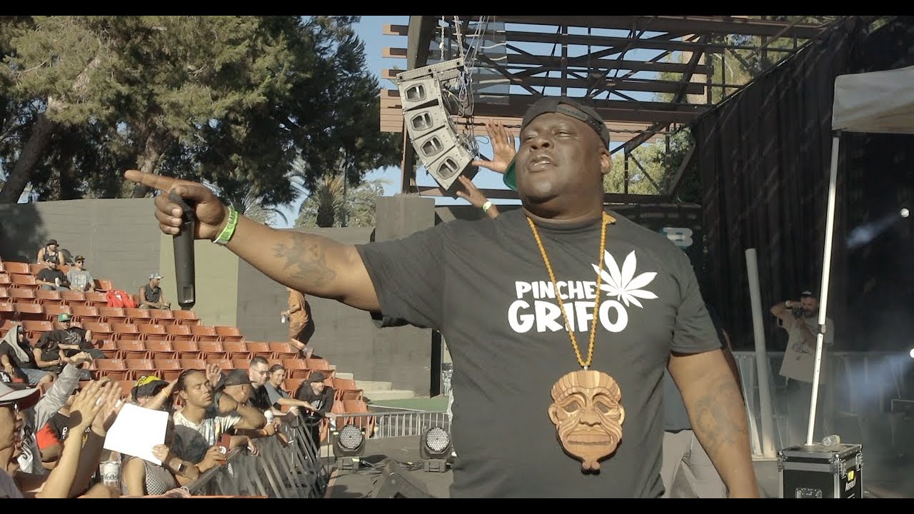 Killah Priest of Sunz Of Man performing live at Back To Basics Festival in Garden Grove