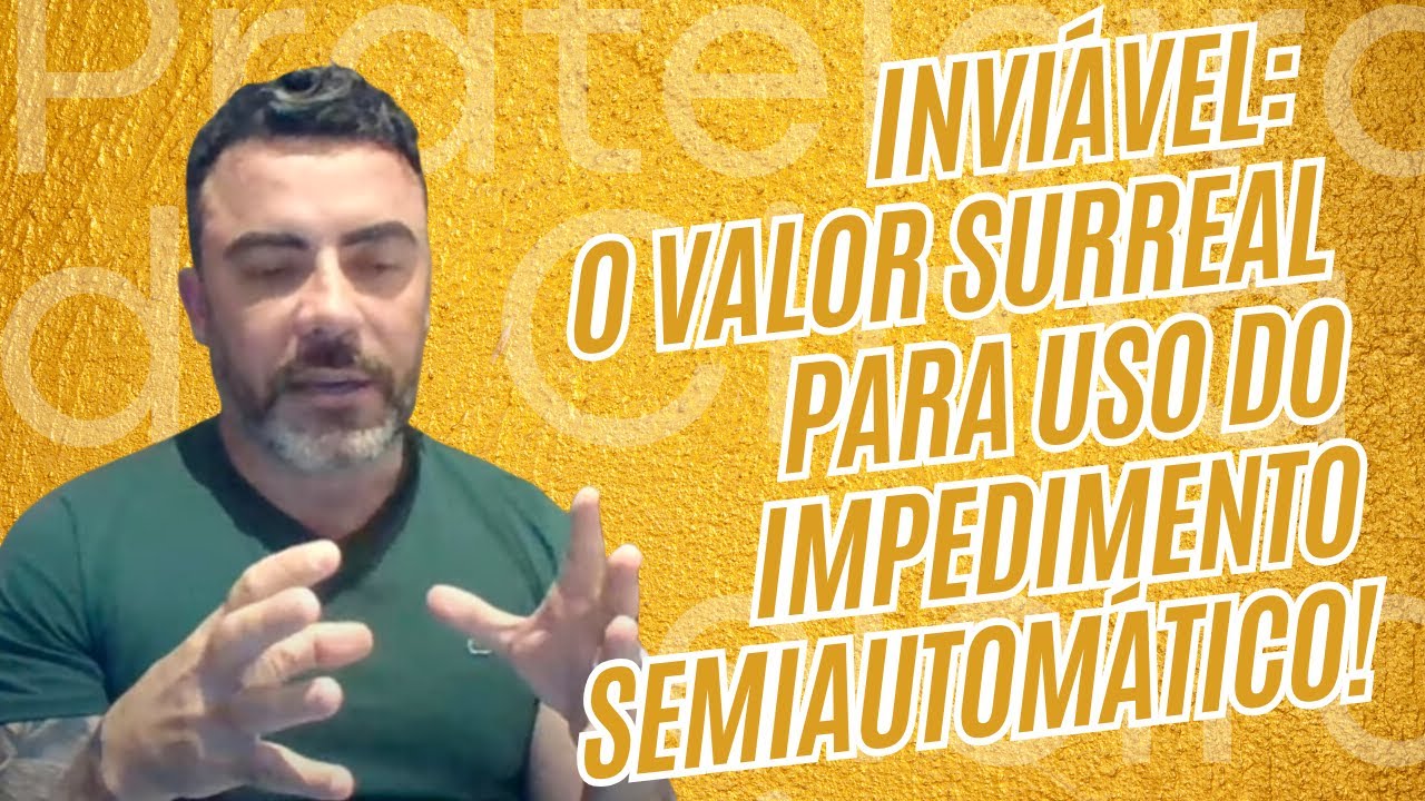 INVIÁVEL: o valor SURREAL para uso do IMPEDIMENTO SEMIAUTOMÁTICO | Cortes do Prateleira de Cima