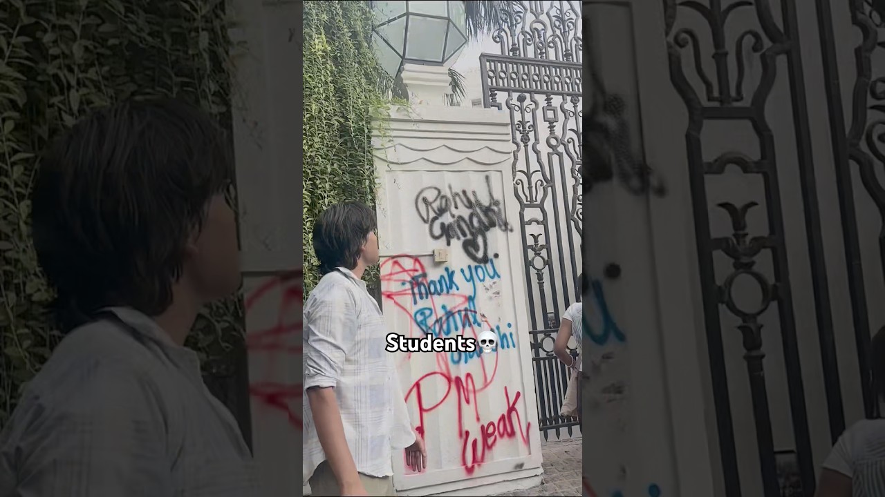 Students Painted an Entire Wall During the Delhi Protest💀
