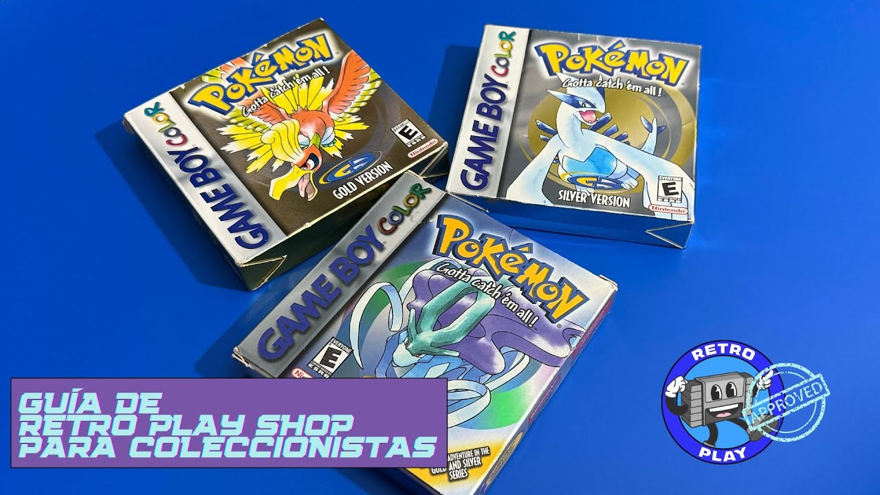 Pokémon Gold, Silver y Crystal (Game Boy Color) - Unboxing