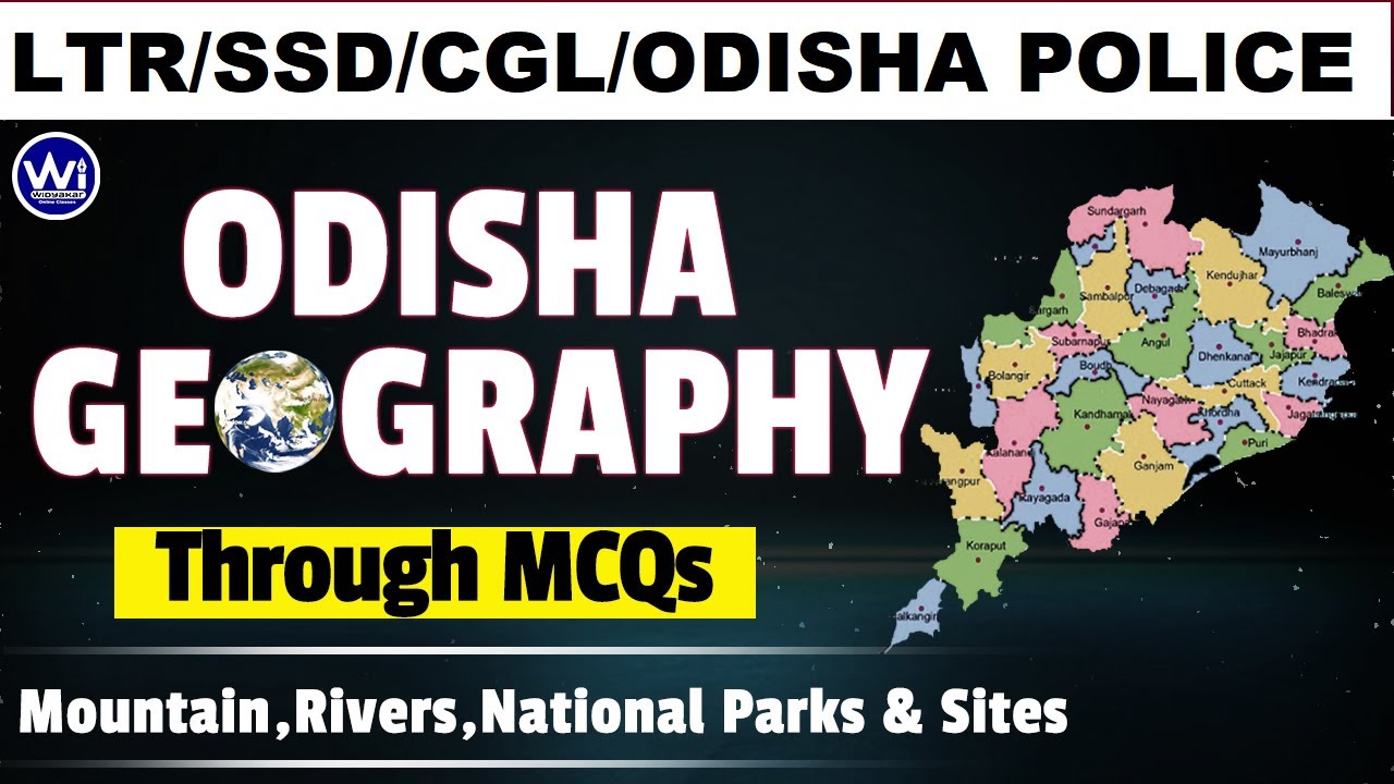 ODISHA GEOGRAPHY | WIF196 | ODISHA POLICE/LTR/SSD TGT/CGL #odishageography