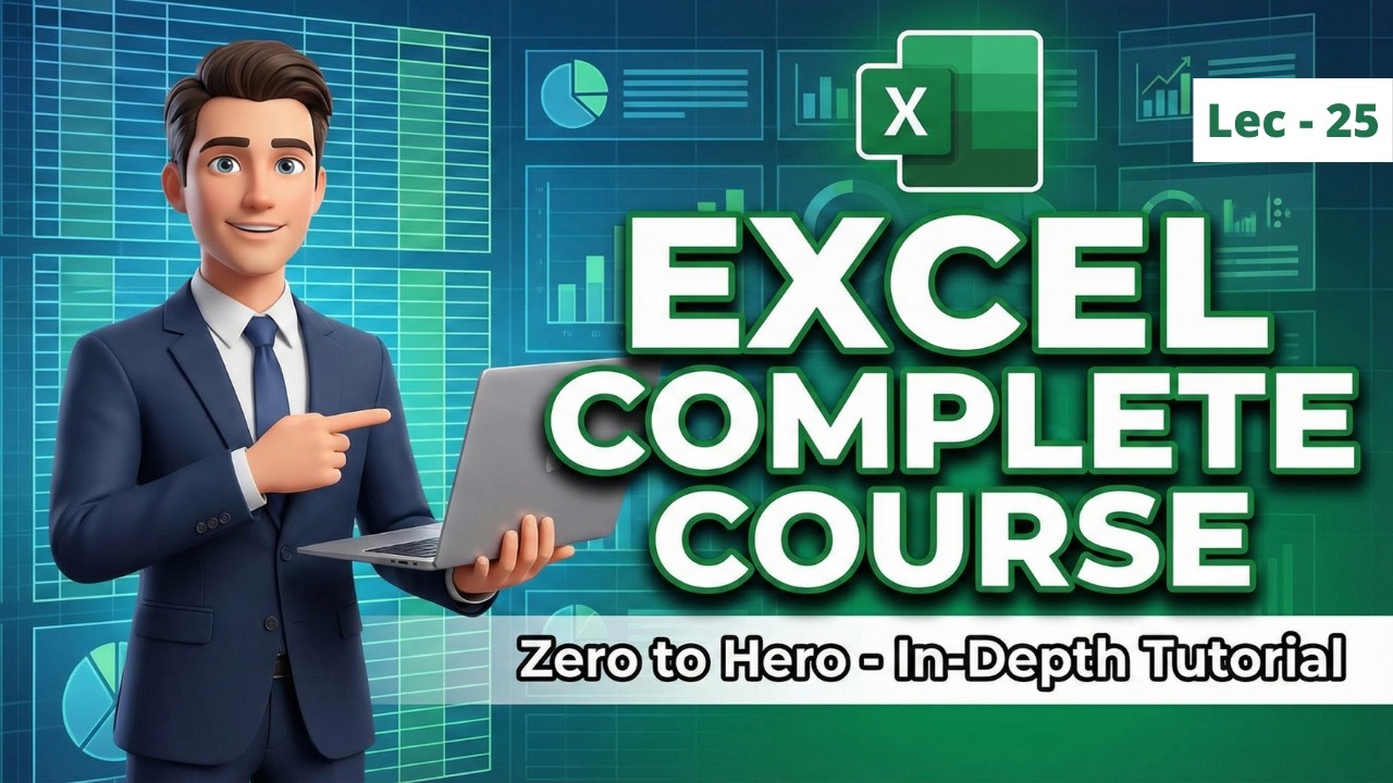 Excel Dashboard Tutorial Part - 1 | Insert Data in Excel & Create Pivot Table