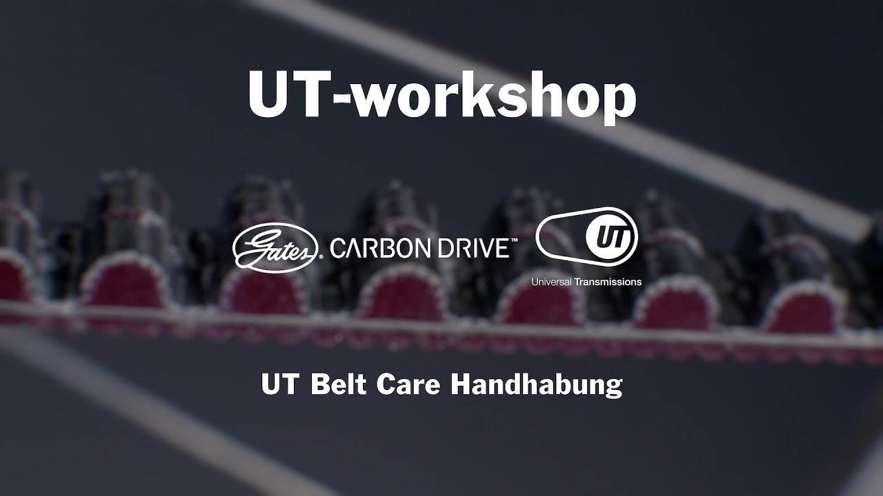 UT Workshop – UT Belt Care/ Riemenpflegemittel - Handhabung