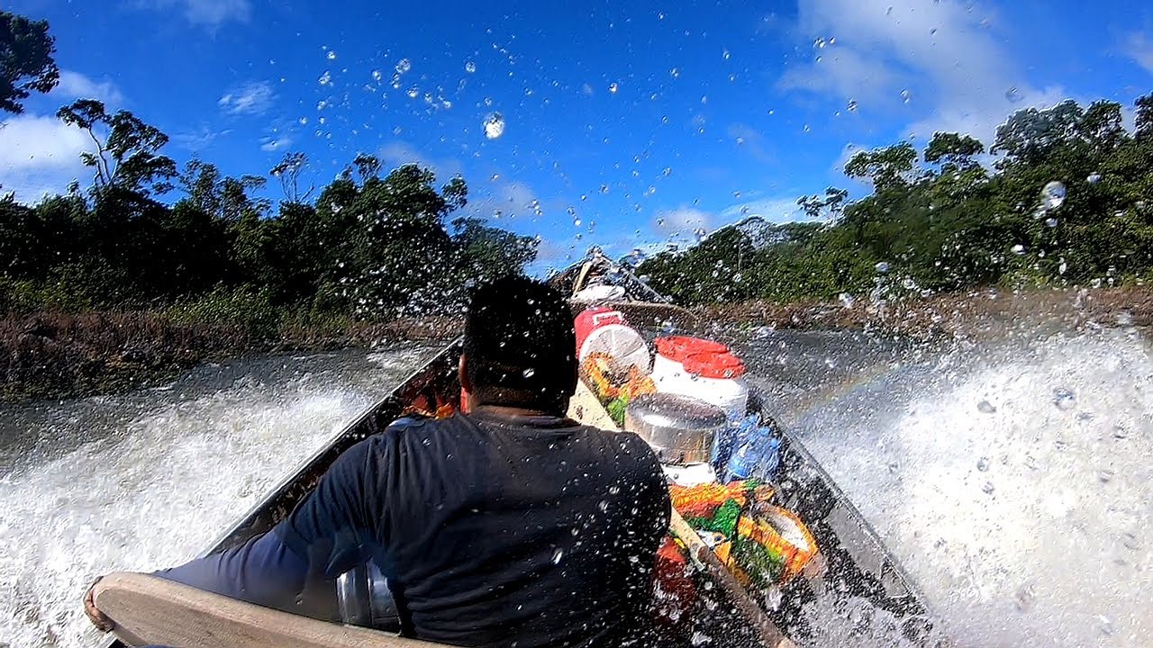 NAVIGATION EXTRÊME SUR UNE PIROGUE AMÉRINDIENNE - Haut Maroni, Guyane Française 💦