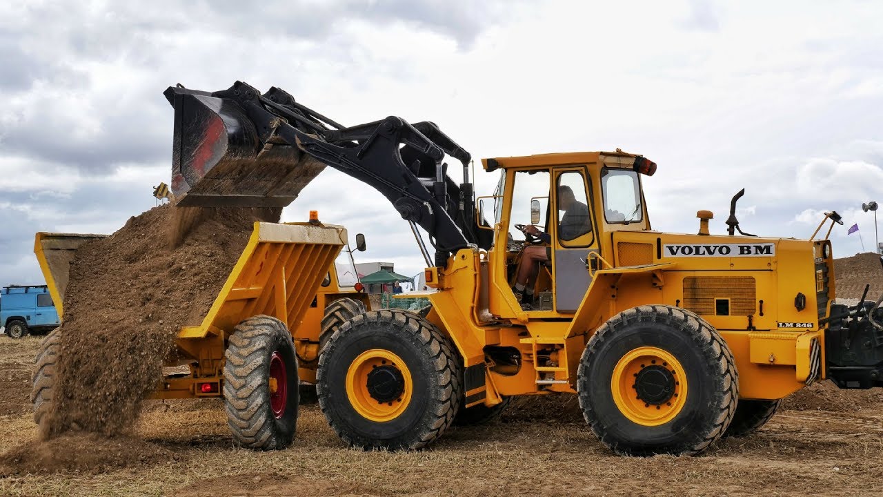 Vintage Volvo Wheel Loader Loading Shawnee Poole