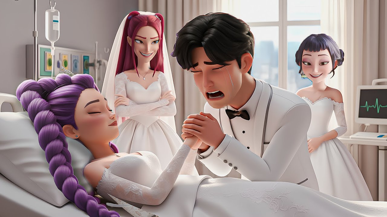 The Huntrix Wedding: Rumi & Jinu😰 Mira & Zoey   #kpopdemonhunter