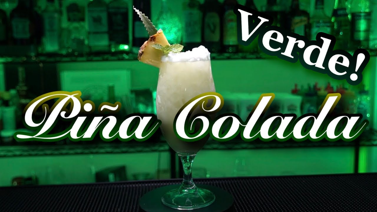 🍍 HOW to make GREEN Pina Colada ✅ / RECIPE