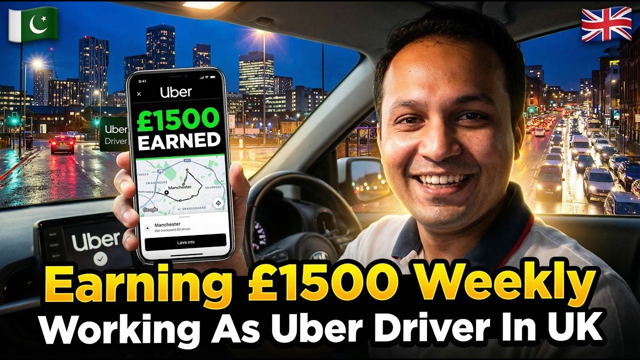 Earning &pound;1500 Weekly Working As Uber Driver In UK