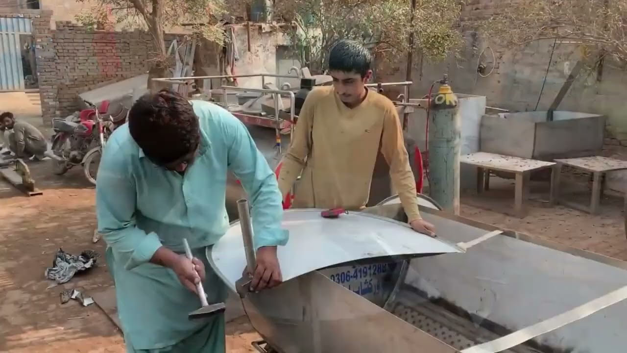 How Milk Chiller Tanks are Made From Stainless Steel Sheet | Bulk Milk Chiller Making For Dairy Farm