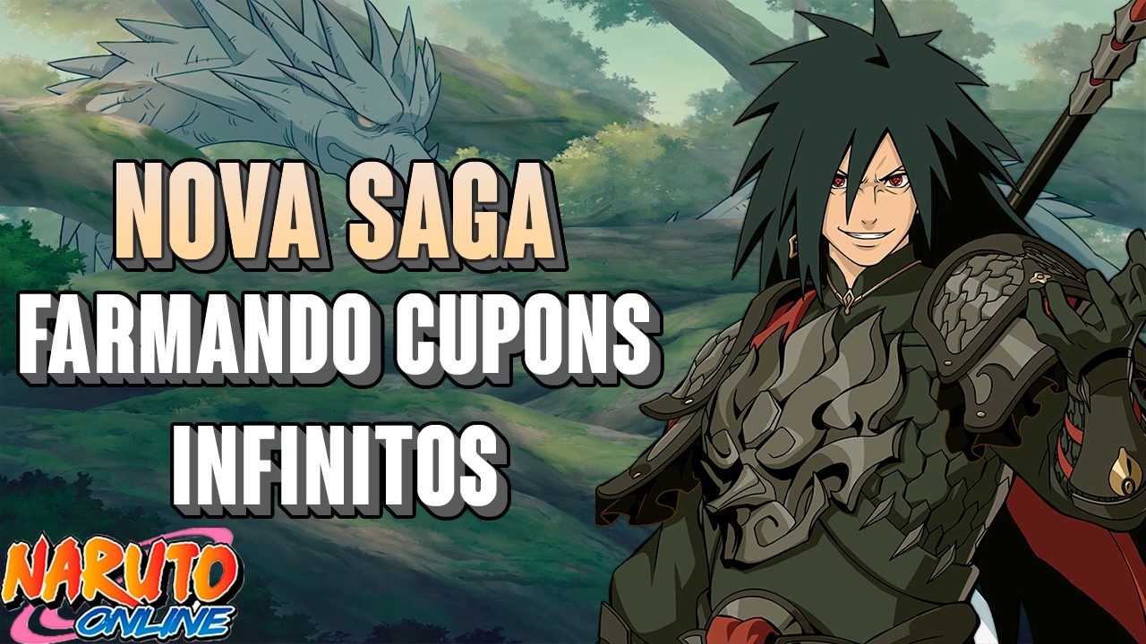 FARMANDO CUPONS INFINITOS PRO FIM DE ANO | CALCULANDO GANHO DE CUPONS MENSAL | NARUTO ONLINE