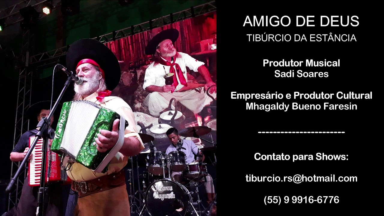 M&uacute;sica AMIGO DE DEUS - Tib&uacute;rcio da Est&acirc;ncia (PARA OUVIR)
