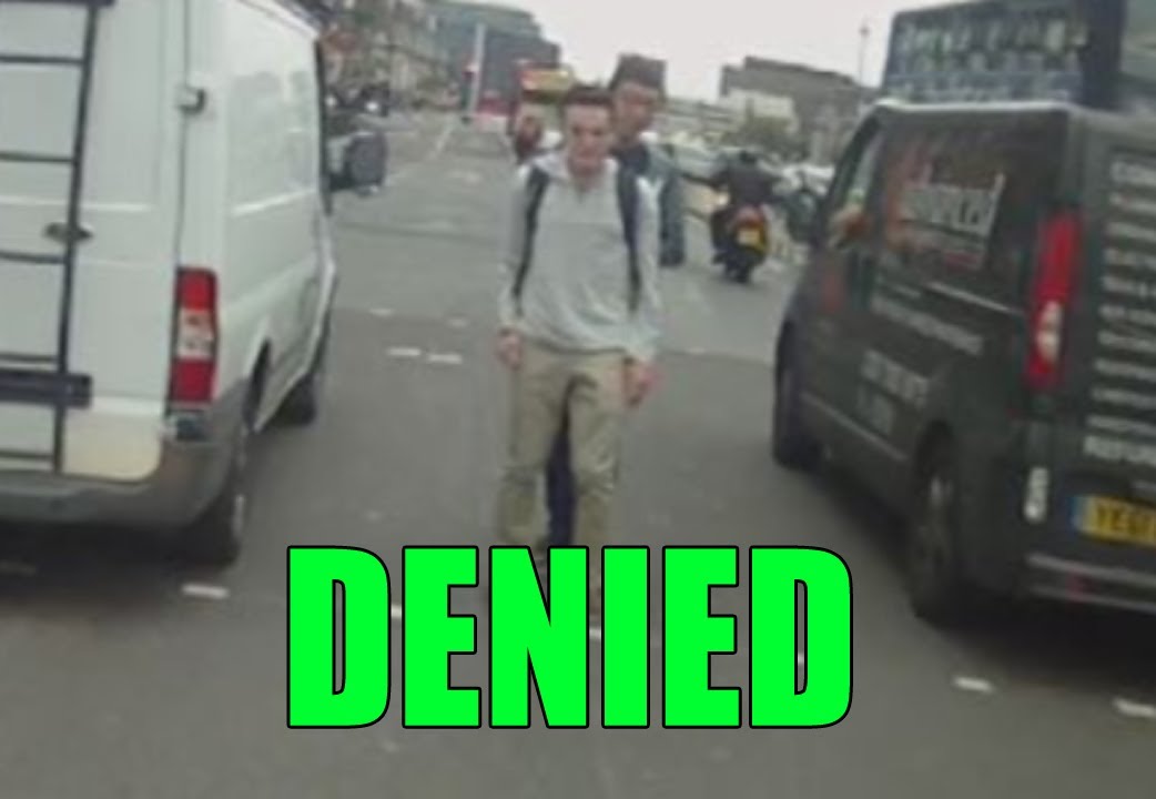 Stupid Pedestrians Get Trapped