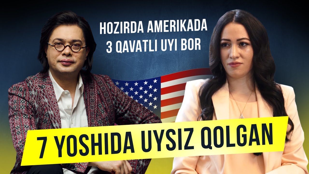 7 Yoshda Uysiz Qolib,  Hozirda Amerikada 3 Qavatli 3 Ta Uyga Ega Bo'lgan O'zbek ayoli !