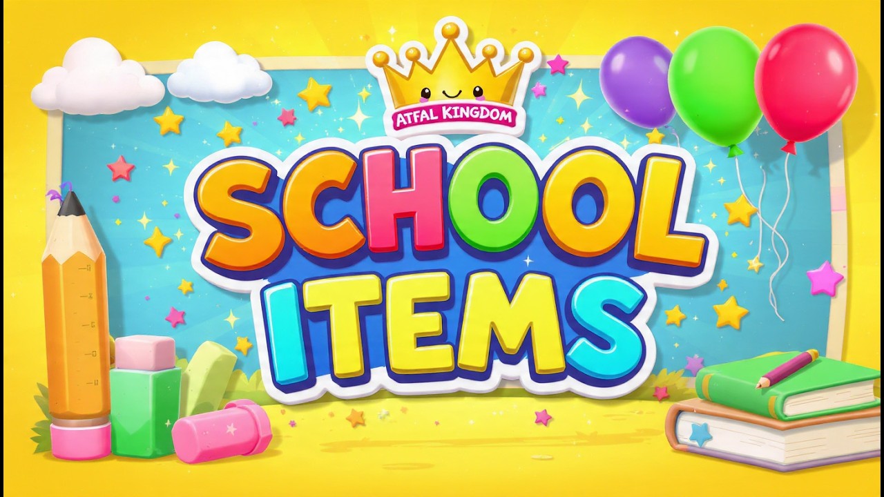 Learn Classroom Objects with Pictures & Pronunciation | Atfal Kingdom