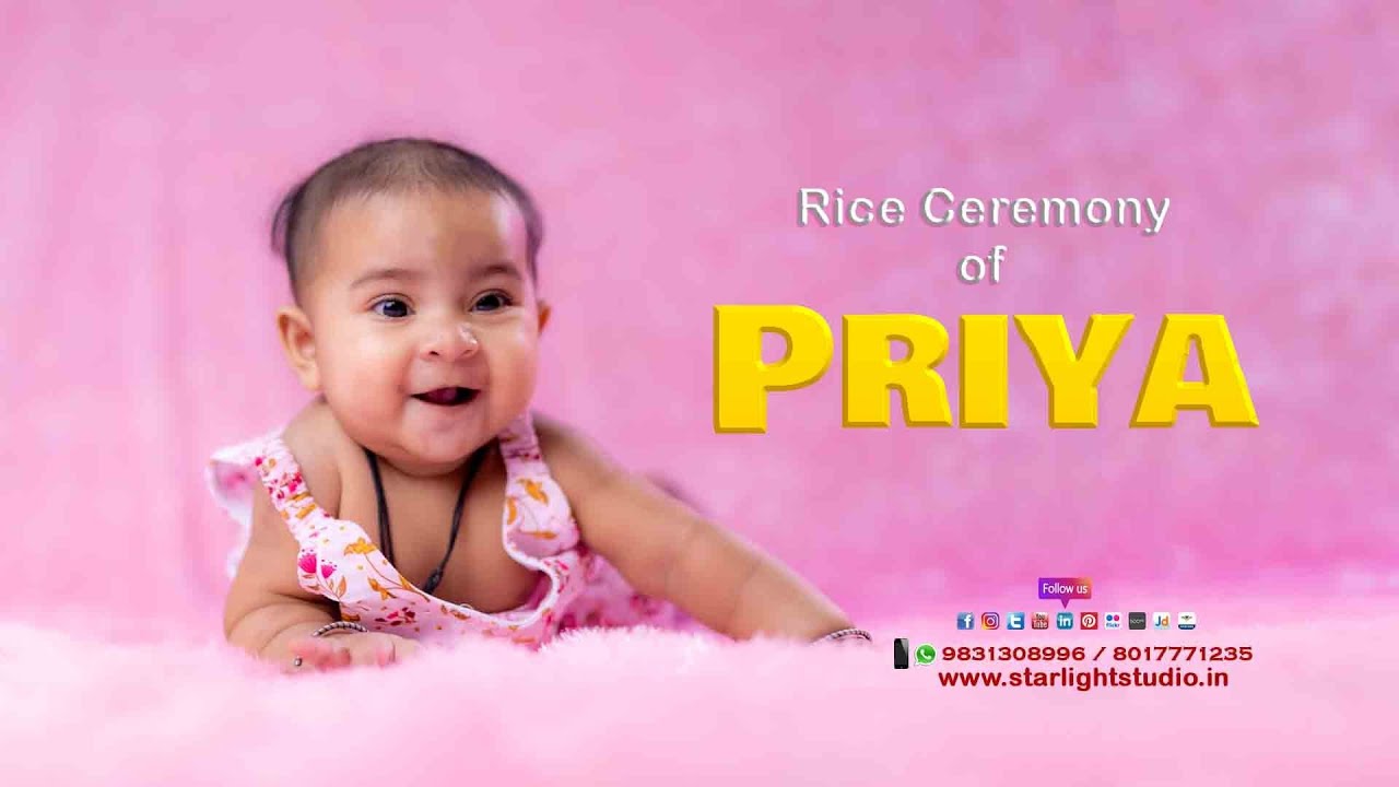 First Rice Ceremony Video - Priya || Full Cinematic Video || Bengali Annaprasan Video ||