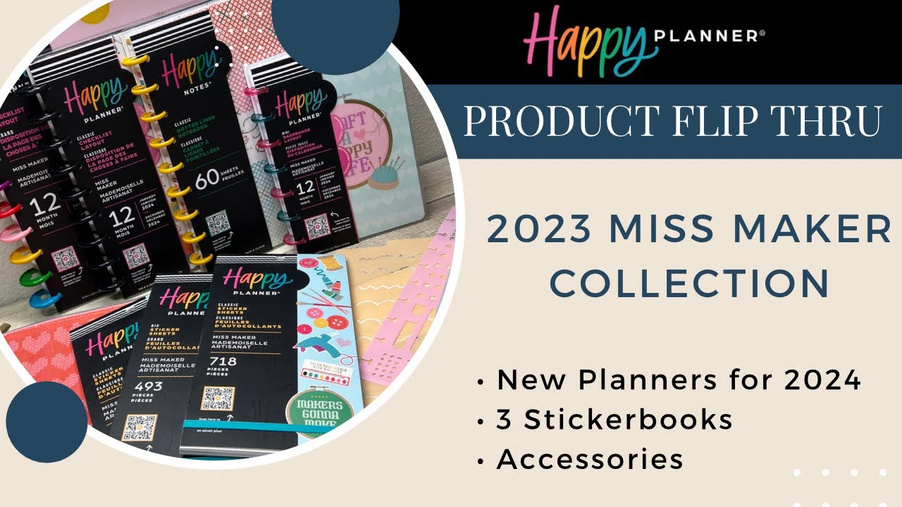 2024 Miss Maker Planner Collection | Happy Planner