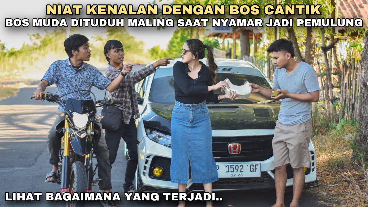 NIAT KENALAN DENGAN BOS CANTIK, BOS MUDA DITUDUH MALING SAAT PURA-PURA JADI PEMULUNG!! tapi ternyata