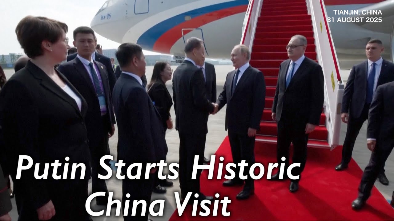 Russia's Putin arrives for SCO Summit and Beijing V-day parade, begins historic 4-day China visit