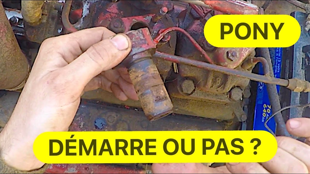 REDEMARRAGE MASSEY HARRIS PONY : DEMARRE OU PAS ?