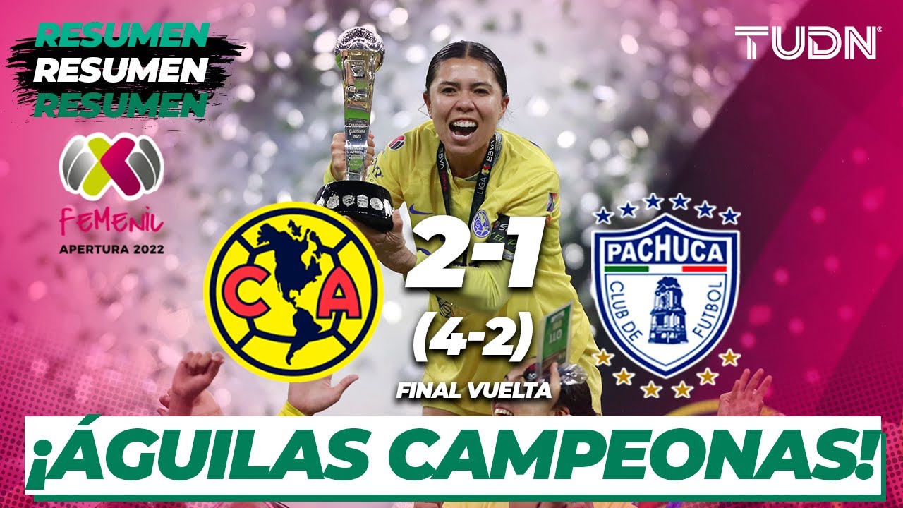 Resumen y goles | América (4)2-1(2) Pachuca | CL2023 Femenil - Final | TUDN
