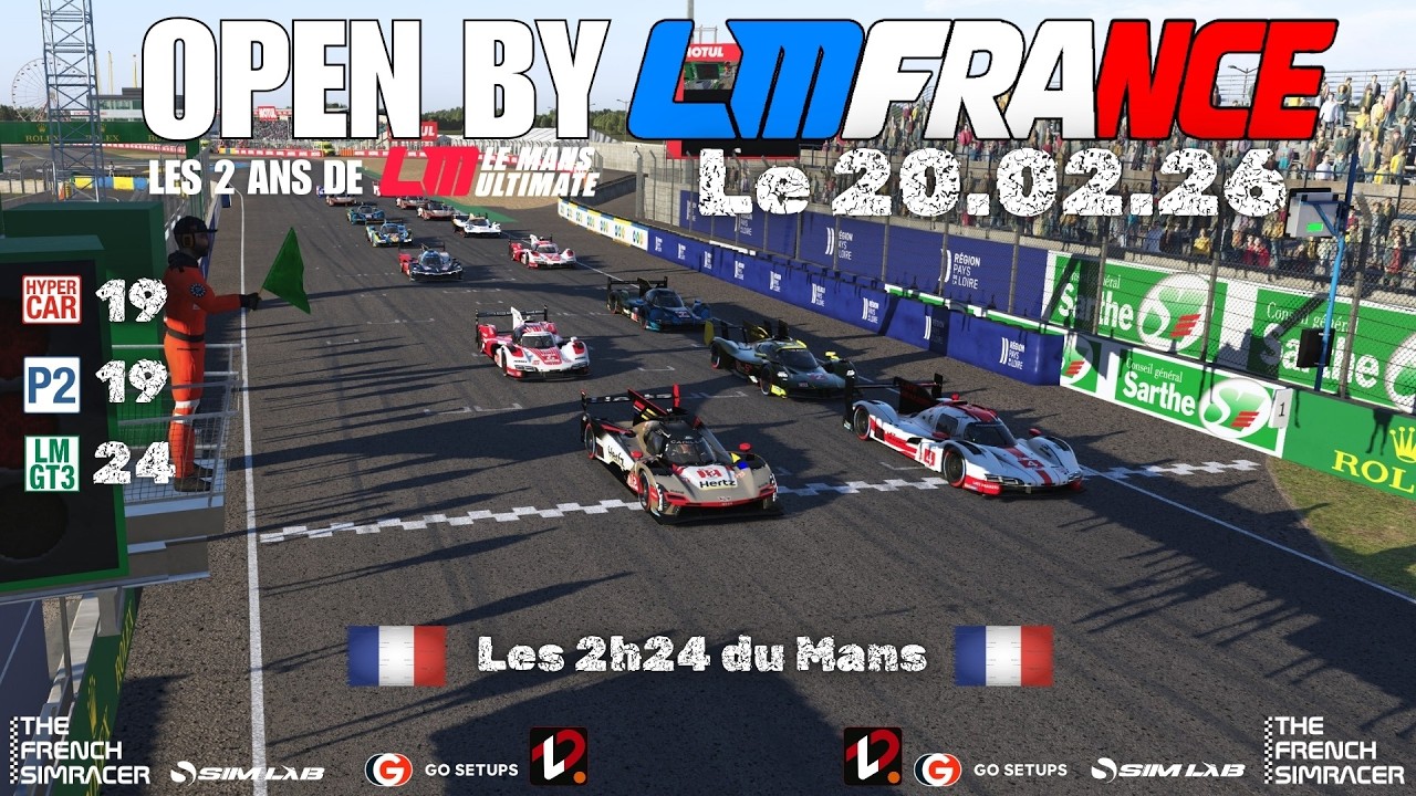 Open LMU France | Les 2h24 Anniversary du Mans !