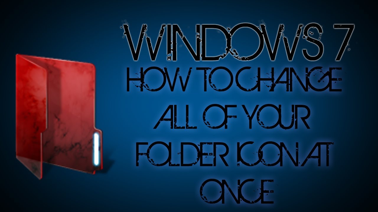 *Tutorial* How To Change All Your Folder Icons Permanently