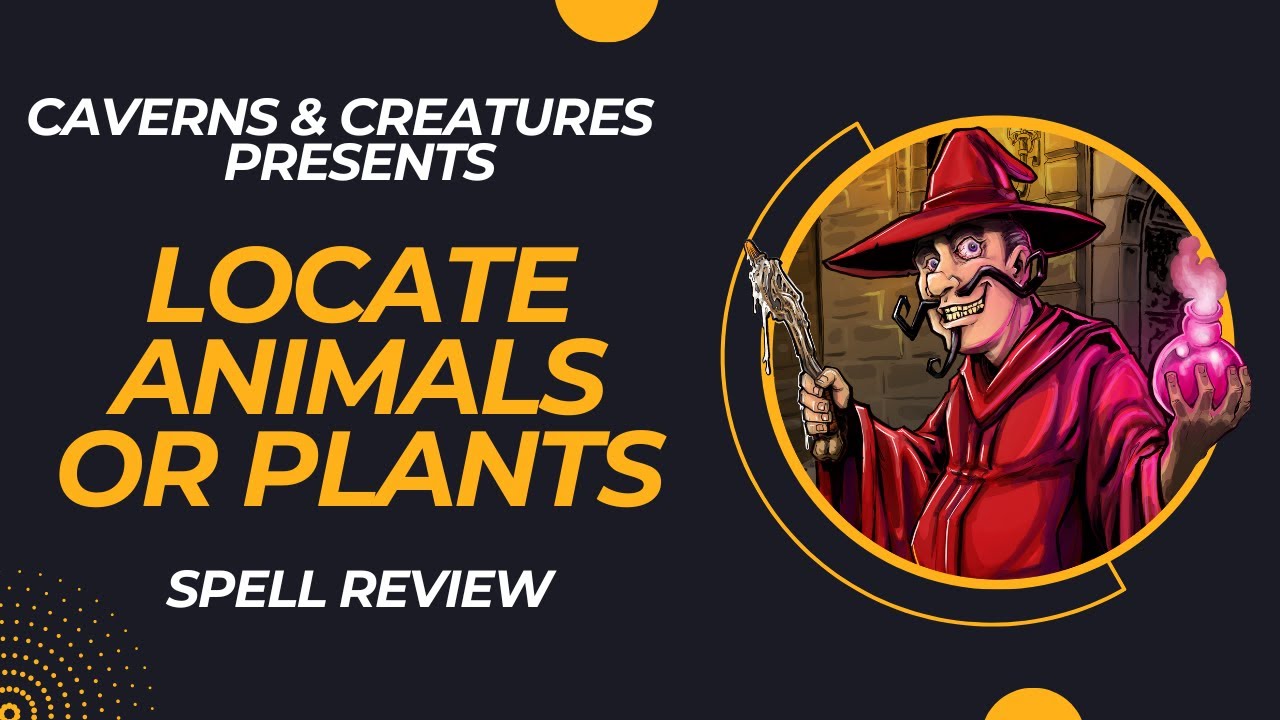 Locate Animals or Plants 5e: Is That a Hamster in Your Pocket?
