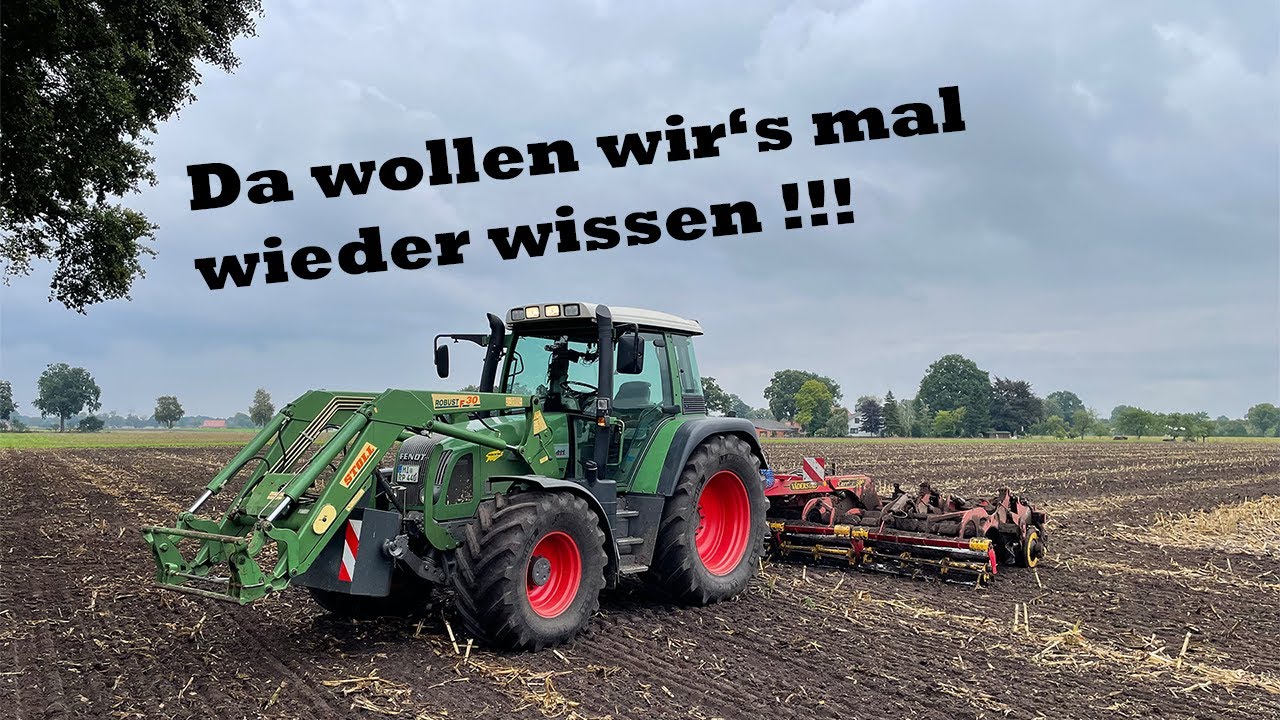 #Vlog38 Miasstoppelsturz 2022 Fendt411 vs  5m Väderstad carrier