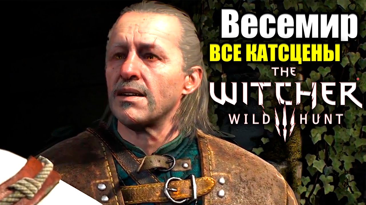Весемир ВСЕ КАТСЦЕНЫ &mdash; The Witcher 3 Wild Hunt