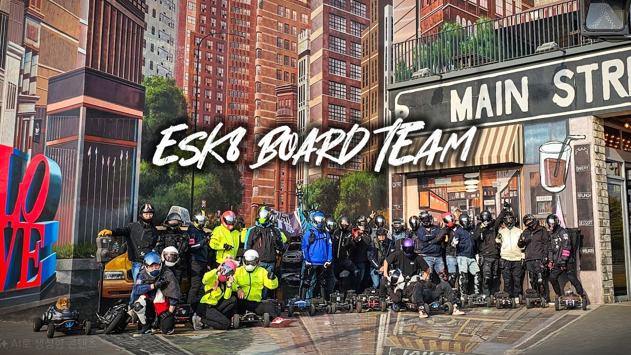 [ESK8 BOARD TEAM] 전동보드 수도권 연합 라이딩💕