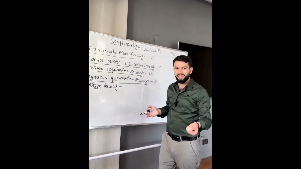 Müsahibə mərhələsində 40 bal hansı meyarlar üzrə hesablanır? #sertifikasiya #müsahibə #miq