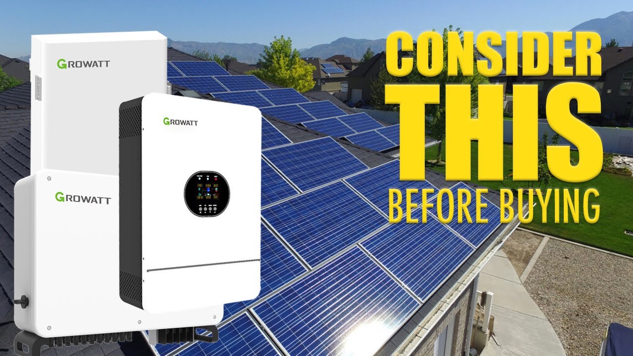 HOW to choose your inverter... Watch before you Buy #Growatt