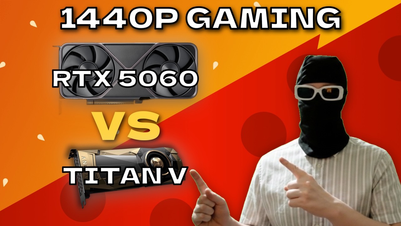 RTX 5060 vs TITAN V (1440p Gaming Benchmarks)