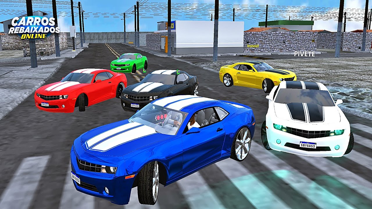 CARROS REBAIXADOS ONLINE | ROLE DOS ALUNOS COM CAMARO FAZENDO DRIFT