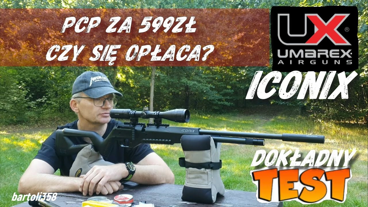 bartoli358 & Najtańsza Wiatr&oacute;wka  PCP Umarex Iconix TEST