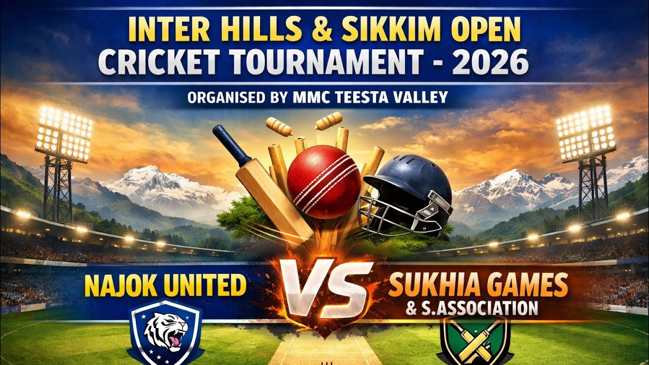 #Sukhia Games & Sports Association v/s Nahok United @ Inter Hills. Cricket Tournament 2026