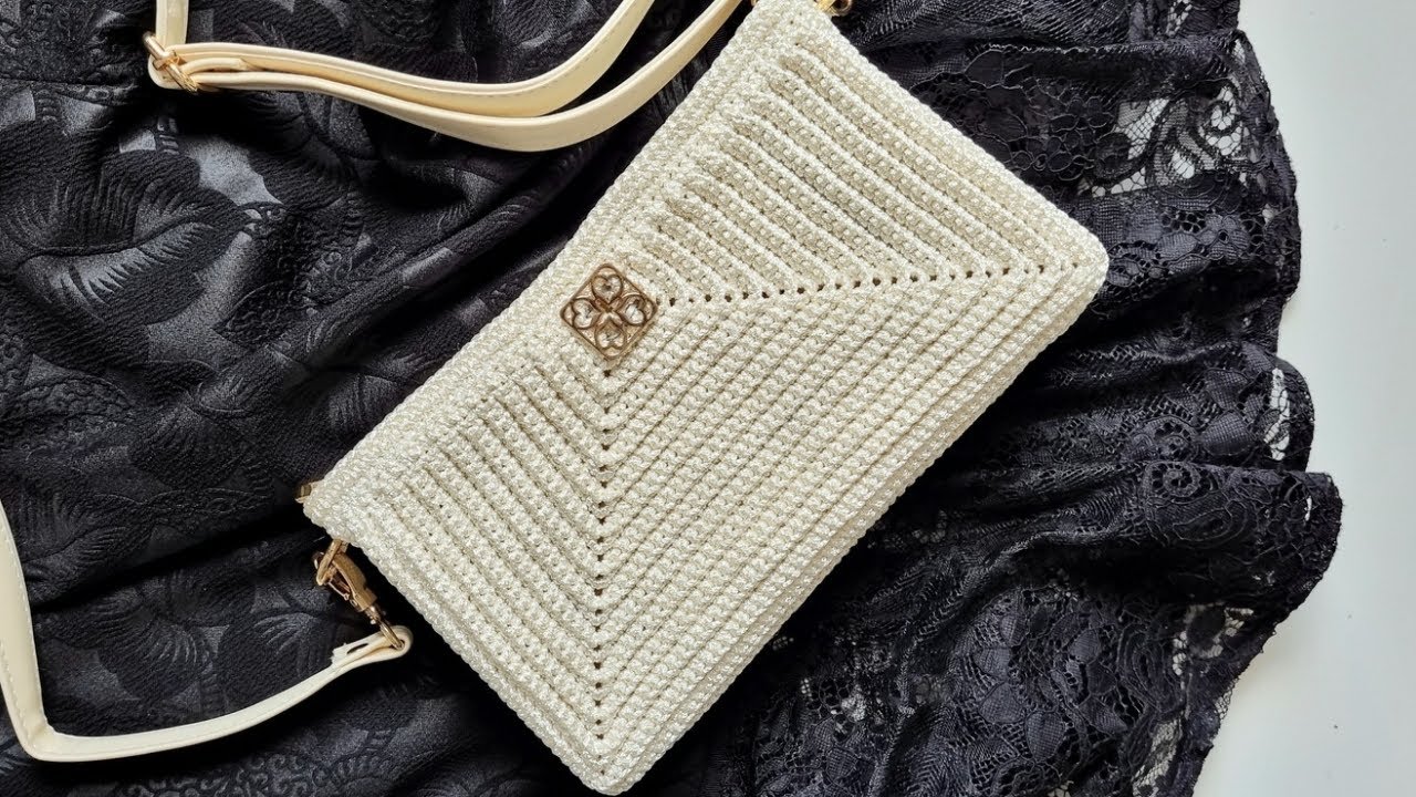 DIY crochet bag:create an elegant shoulderbag with simple step