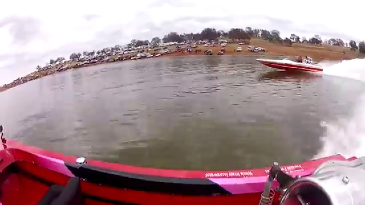 New Years 2016 at Camp Far West, Rick Alvarado`s blown alcohol drag boat