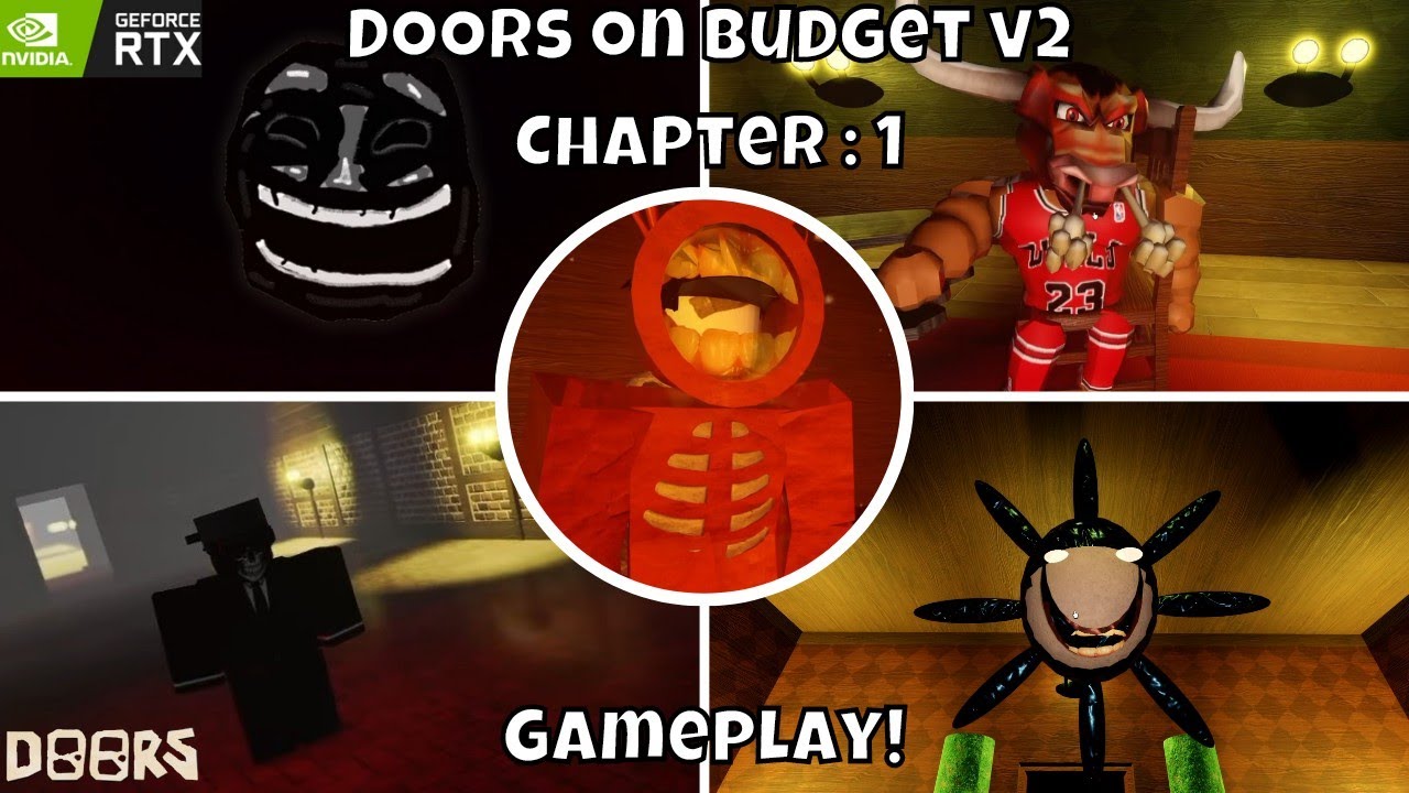 [ROBLOX] Doors On Budget V2(Chapter 1) Full Walkthrough with RTX ON