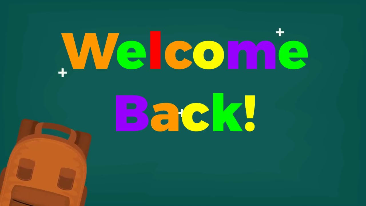 Welcome Back To School Video  -.Send to students, teachers - Back to School Ecard Greeting Card