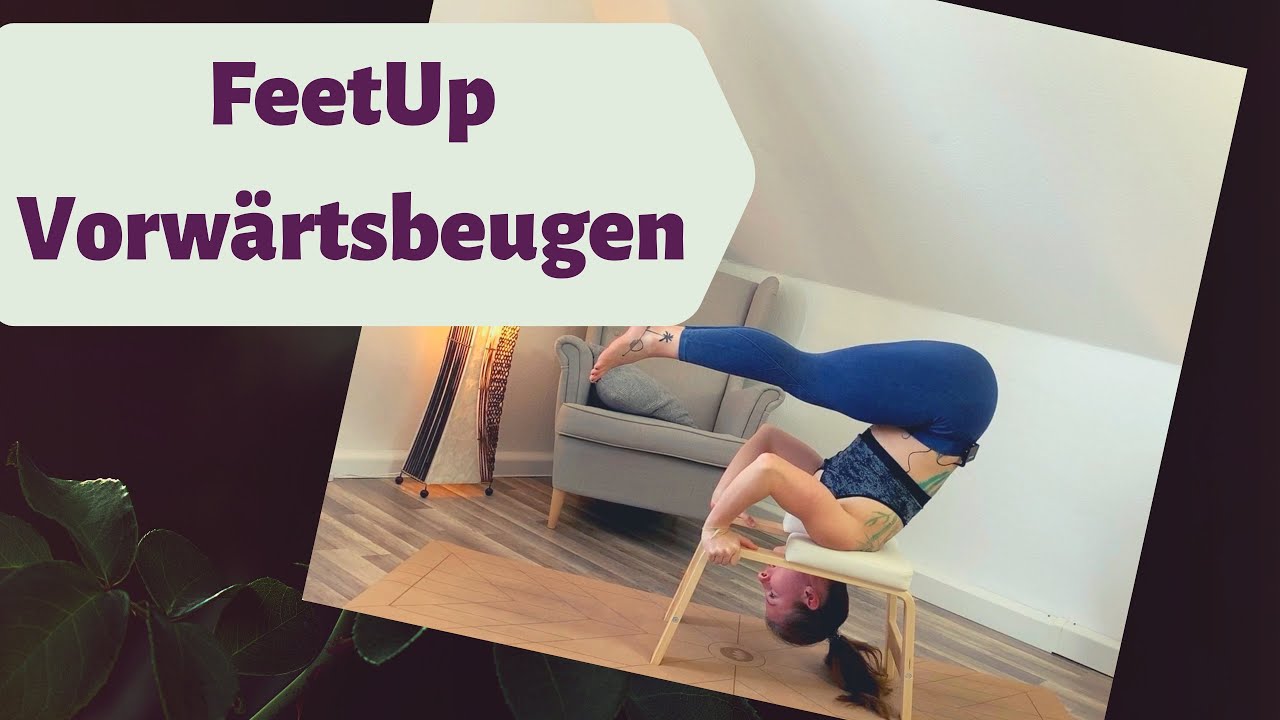 Vorwärtsbeugen mit dem Feet Up Trainer