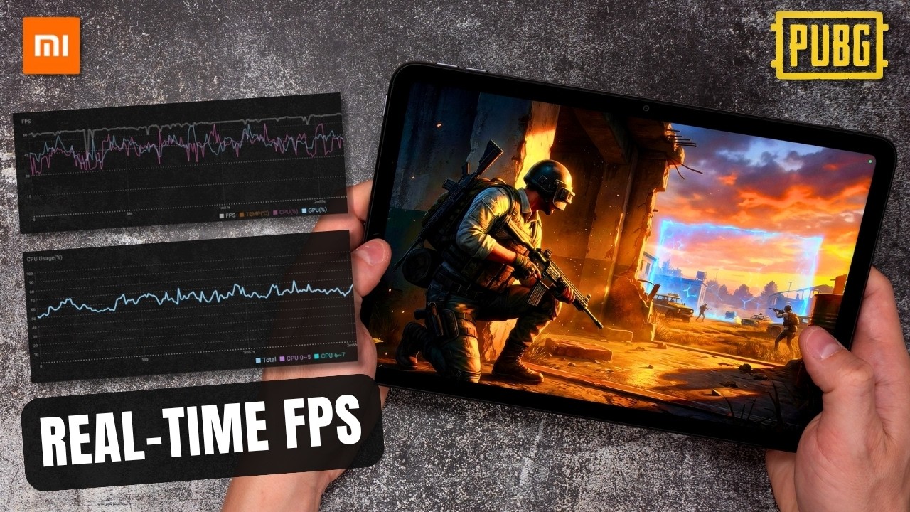 Xiaomi Redmi Pad 2 (9,7) Test wydajności w grze PUBG Mobile 🚀 Maksymalne ustawienia FPS!