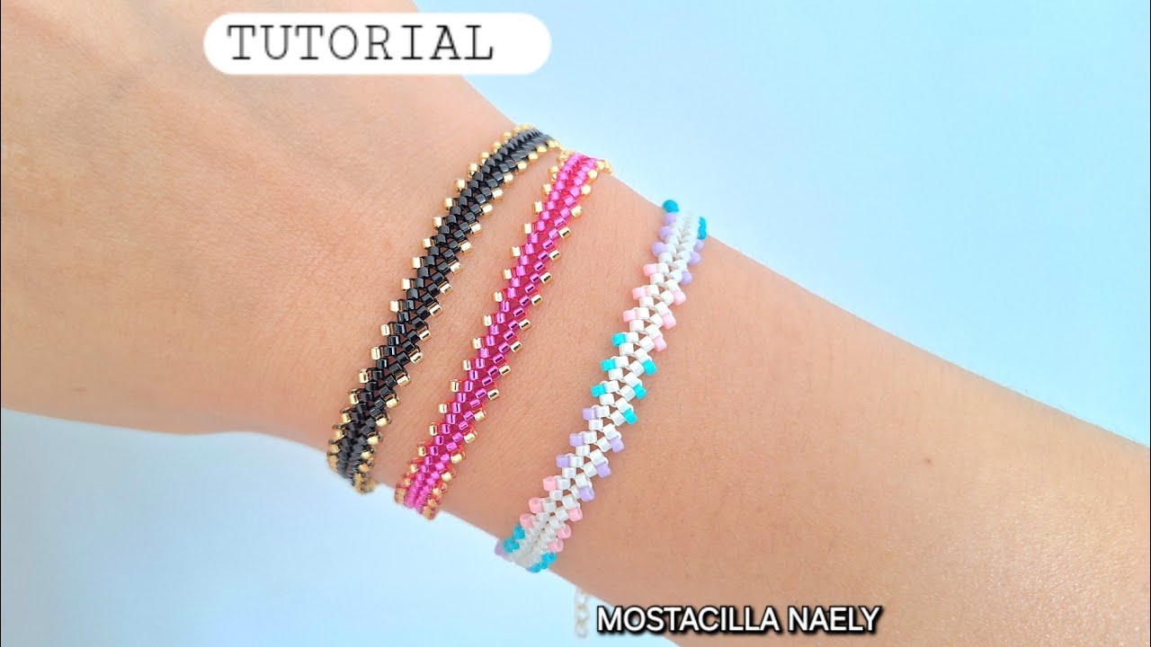PULSERA ESPINA DE PESCADO MIYUKI TUTORIAL