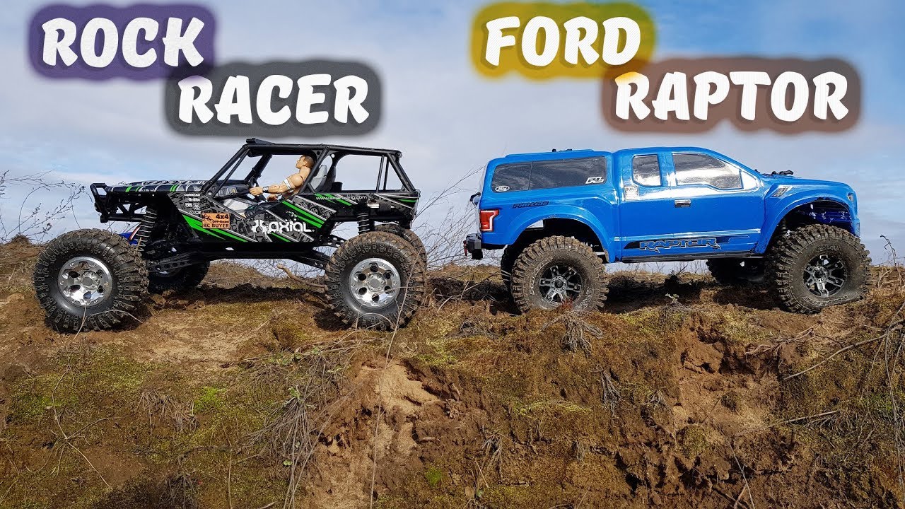 FORD RAPTOR против Axial WRAITH ... Что покажет Rock Racer против Traxxas TRX4. OFFroad 4x4