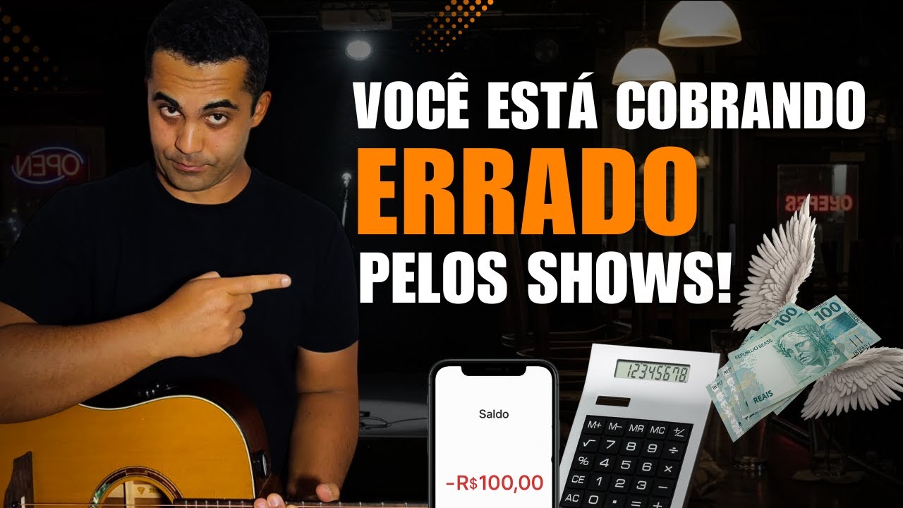 Quanto COBRAR por um show: o guia que TODO músico precisa ver antes de fechar um cachê!