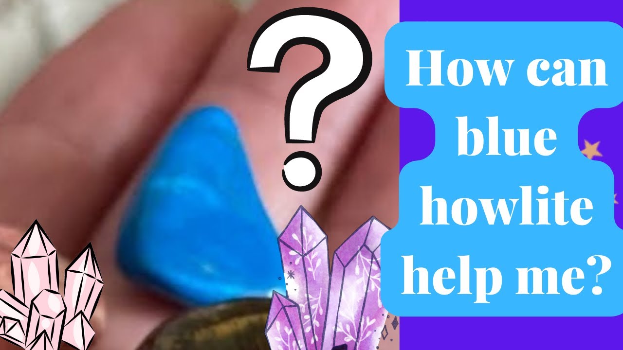 How can blue howlite help me?  #crystals #blue #thirdeye