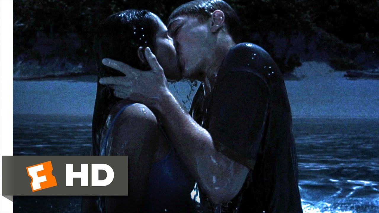 The Beach (2/5) Movie CLIP - Night Swimming (2000) HD