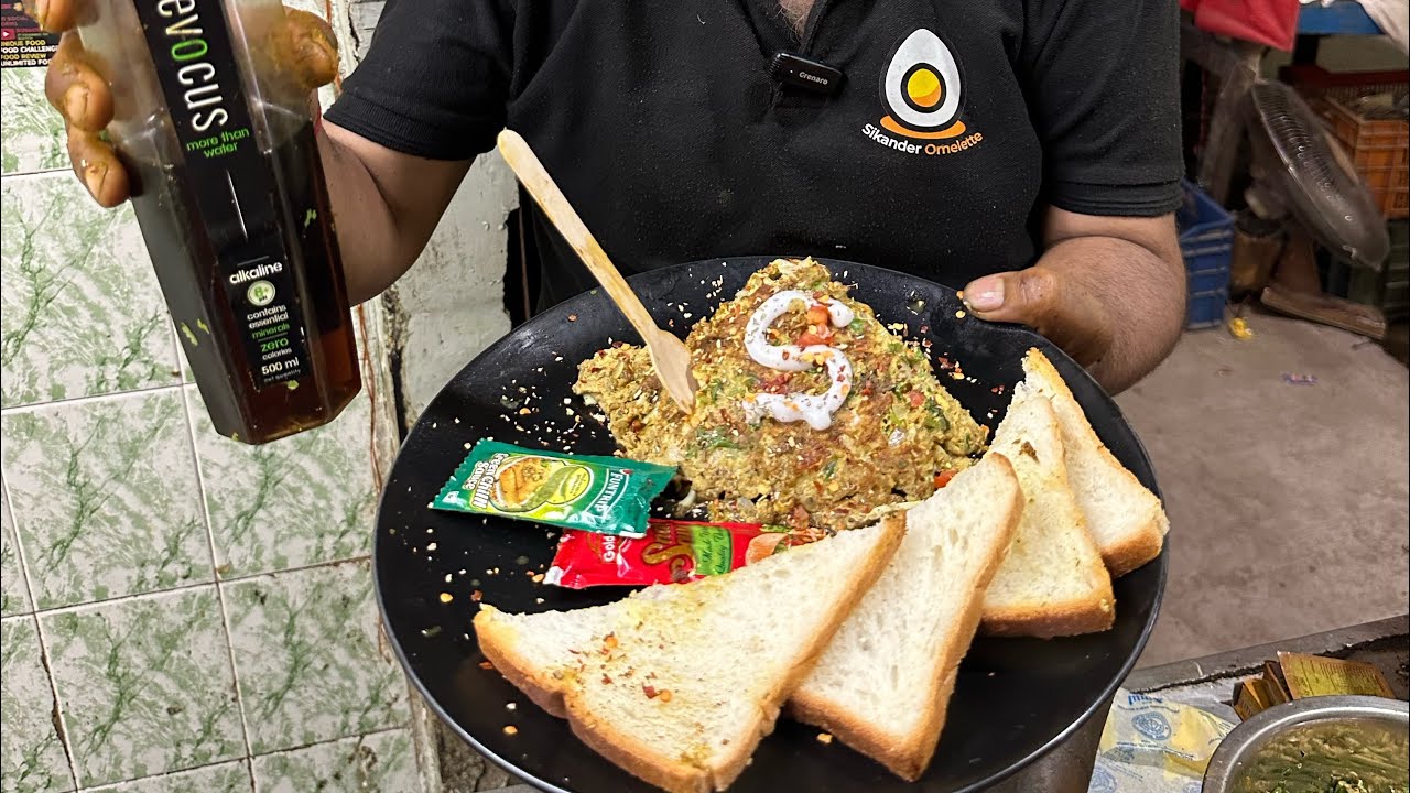 Kale Pani wala Omellete 😍|| Sikander Omelette