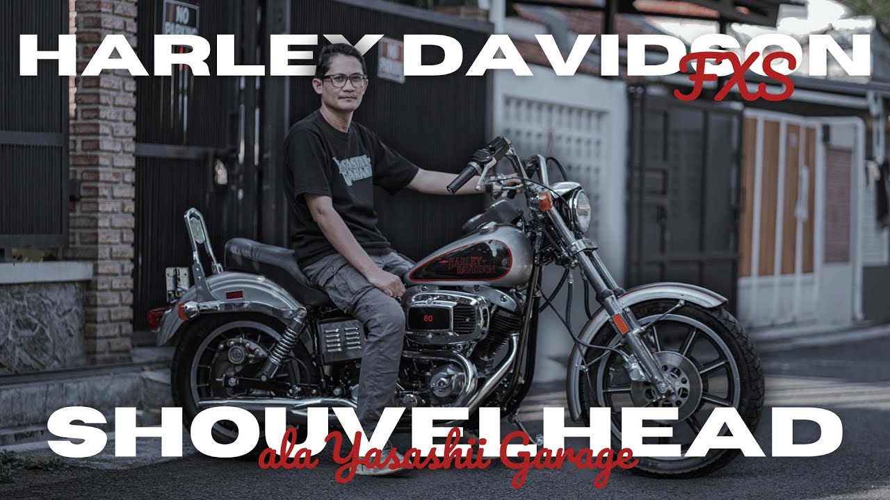 Restorasi ulang Harley Davidson Shouvelhead FXS Milik Decky Sastra | Harley Davidson Shouvelhead FXS