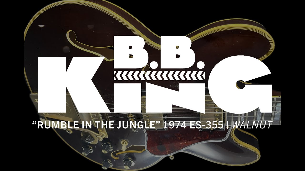 Gibson Murphy Lab B.B. King “Rumble in the Jungle” 1974 ES-355 Demo